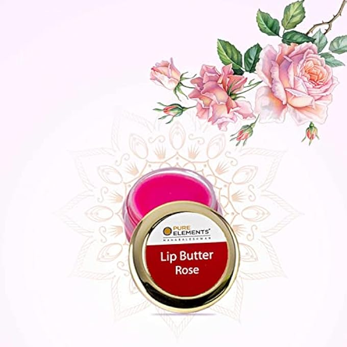 Pure Elements ROSE LIP BUTTER NATURAL & ORGANIC LIP CARE 8 GM - Image 1
